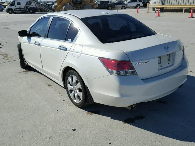 1HGCP368X9A049898 - 2009 HONDA ACCORD EXL WHITE photo 3