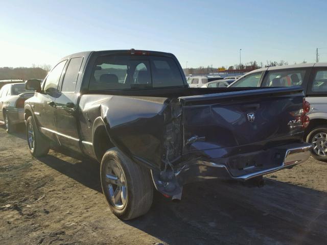 1D7HU18278J179362 - 2008 DODGE RAM 1500 S BLUE photo 3