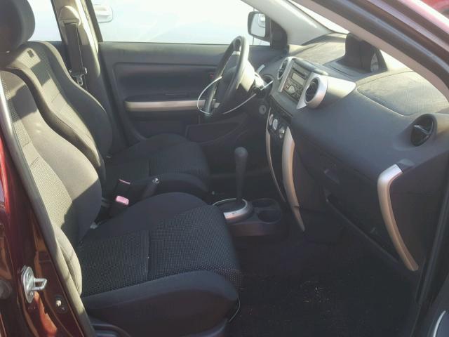 JTKKT624750102706 - 2005 TOYOTA SCION XA მუქწითელი ფოტო 5