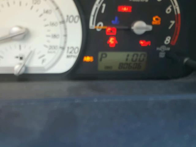 JTKKT624750102706 - 2005 TOYOTA SCION XA მუქწითელი ფოტო 8