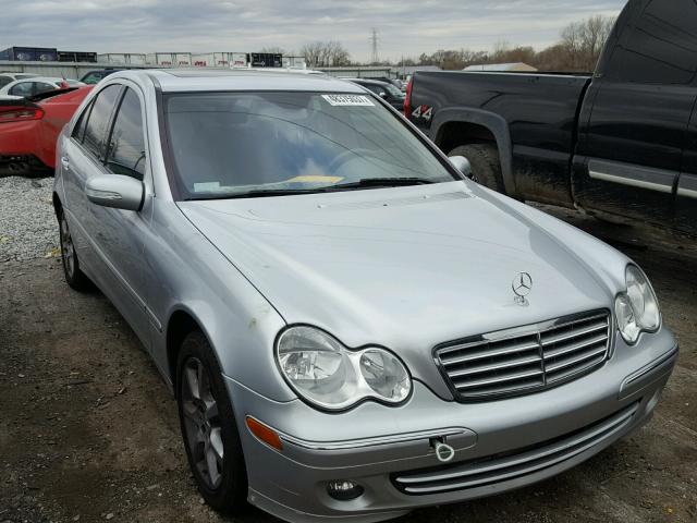 WDBRF92H67F894816 - 2007 MERCEDES-BENZ C 280 4MAT SILVER photo 1