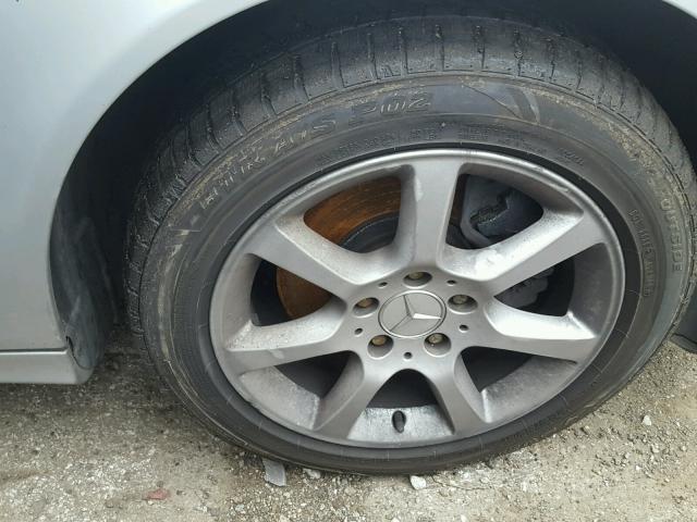 WDBRF92H67F894816 - 2007 MERCEDES-BENZ C 280 4MAT SILVER photo 9