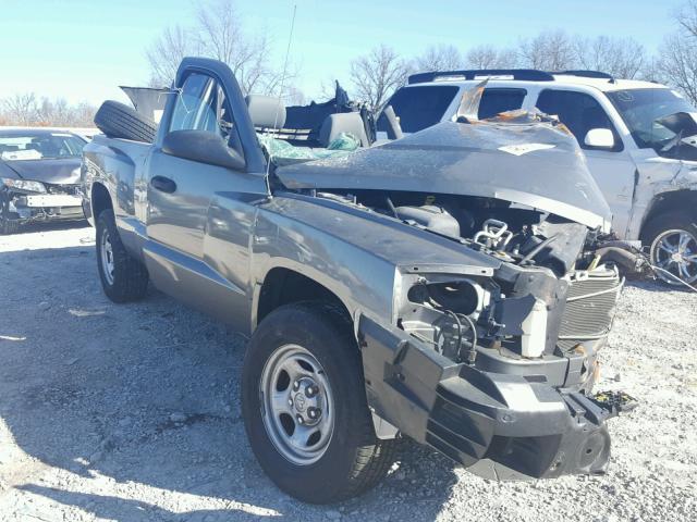 1D7HW22N15S170486 - 2005 DODGE DAKOTA ST GRAY photo 1