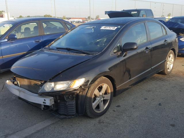 19XFA1F65BE010042 - 2011 HONDA CIVIC LX-S Սև լուսանկար 2