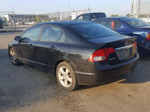 19XFA1F65BE010042 - 2011 HONDA CIVIC LX-S Սև լուսանկար 3