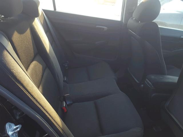 19XFA1F65BE010042 - 2011 HONDA CIVIC LX-S Սև լուսանկար 6