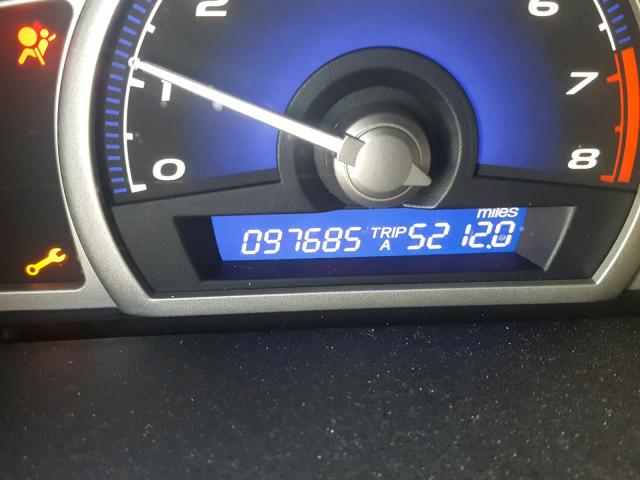 19XFA1F65BE010042 - 2011 HONDA CIVIC LX-S Սև լուսանկար 8