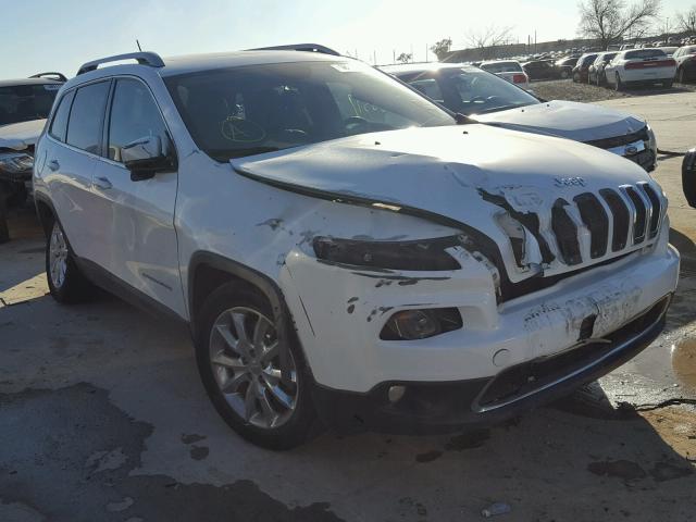 1C4PJLDB5EW232137 - 2014 JEEP CHEROKEE L WHITE photo 1