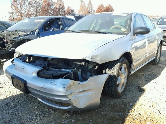 1G3NL52E93C238502 - 2003 OLDSMOBILE ALERO GL SILVER photo 2