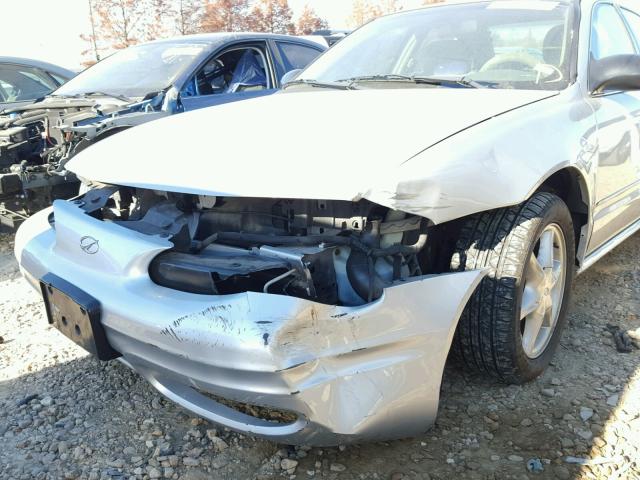 1G3NL52E93C238502 - 2003 OLDSMOBILE ALERO GL SILVER photo 9