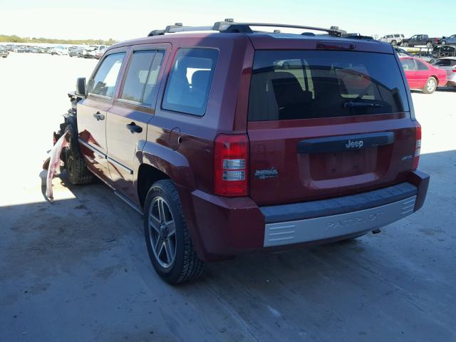 1J8FT48BX9D155300 - 2009 JEEP PATRIOT LI RED photo 3