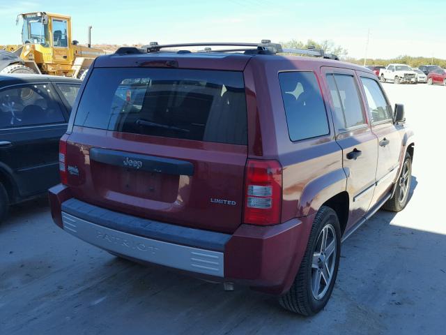 1J8FT48BX9D155300 - 2009 JEEP PATRIOT LI RED photo 4