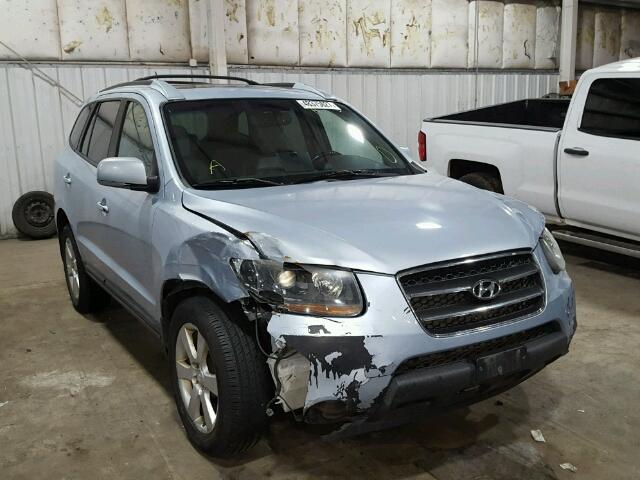 5NMSH73E07H112146 - 2007 HYUNDAI SANTA FE S BLUE photo 1