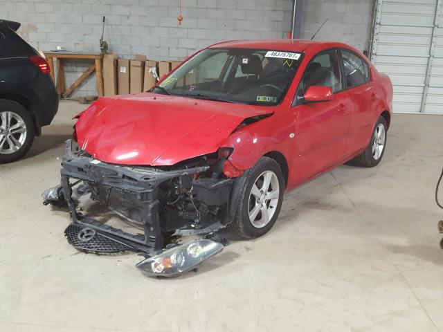 JM1BK32F461416531 - 2006 MAZDA 3 I RED photo 2