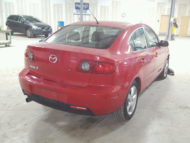 JM1BK32F461416531 - 2006 MAZDA 3 I RED photo 4