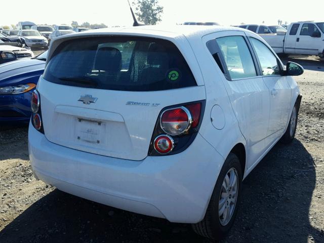 1G1JC6SG1D4114198 - 2013 CHEVROLET SONIC LT 白色 照片 4
