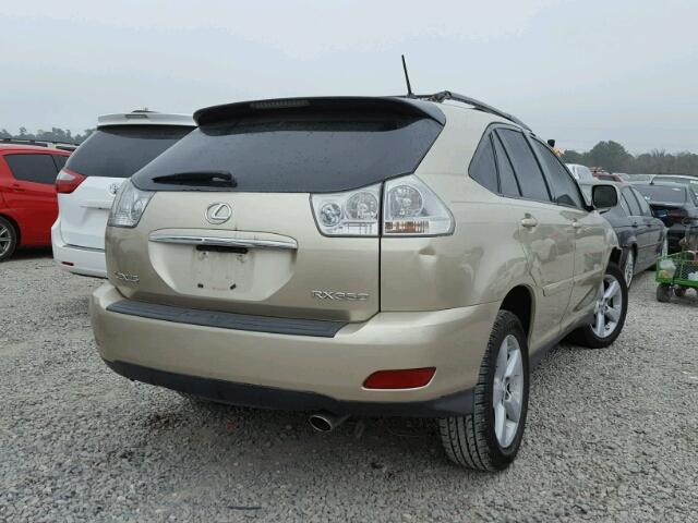 2T2GK31U17C003917 - 2007 LEXUS RX 350 GOLD photo 4