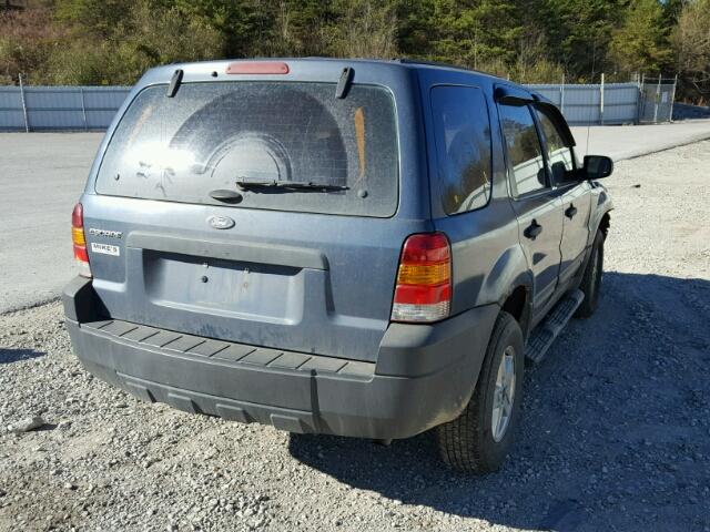 1FMYU02Z36KA74279 - 2006 FORD ESCAPE XLS BLUE photo 4