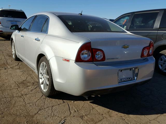 1G1ZE5EB0A4132839 - 2010 CHEVROLET MALIBU LTZ SILVER photo 3