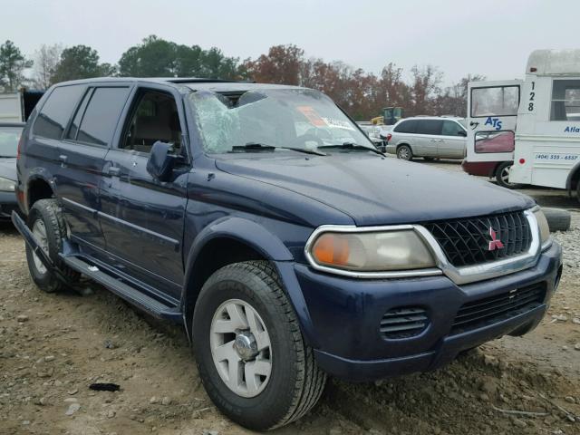 JA4LS31H81P064187 - 2001 MITSUBISHI MONTERO SP BLUE photo 1