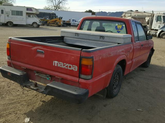 JM2UF3230L0911289 - 1990 MAZDA B2200 CAB RED photo 4