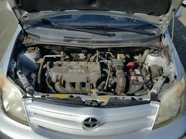 JTKKT624350084821 - 2005 TOYOTA SCION XA SILVER photo 7