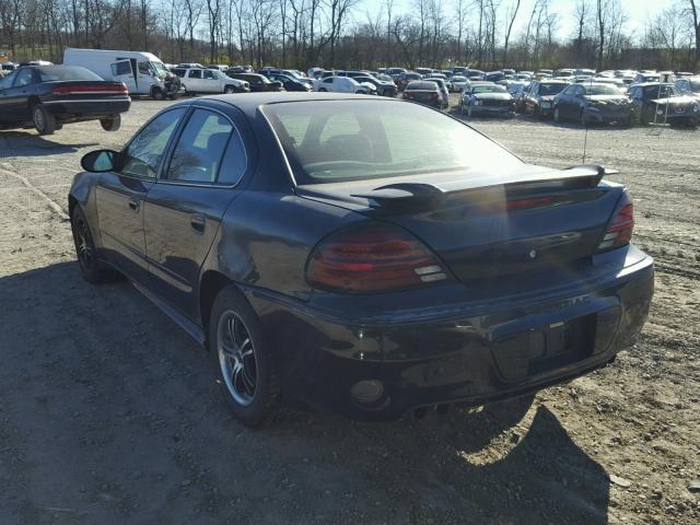 1G2NE52F14M655289 - 2004 PONTIAC GRAND AM S BLACK photo 3