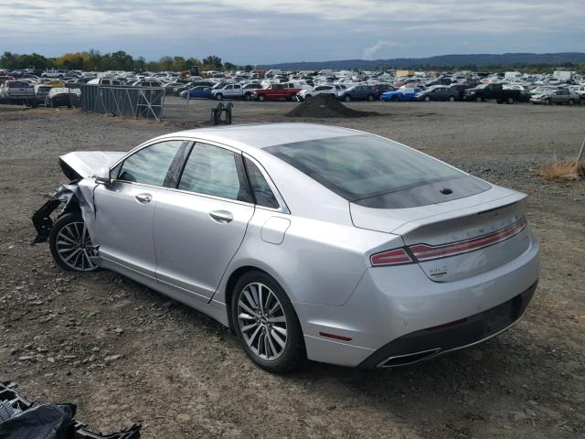 3LN6L5DC3HR627088 - 2017 LINCOLN MKZ SELECT SILVER photo 3