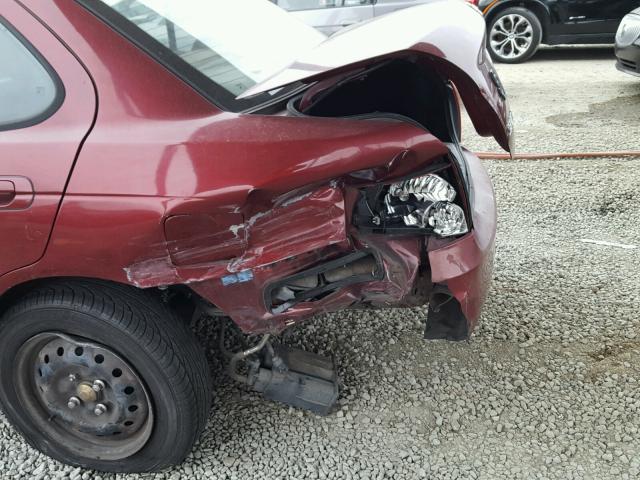 3N1CB51D56L567244 - 2006 NISSAN SENTRA 1.8 MAROON photo 9