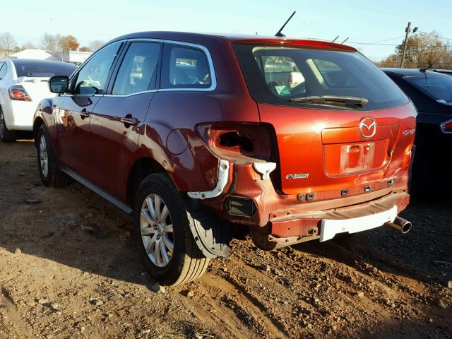 JM3ER2WM8A0315395 - 2010 MAZDA CX-7 BURGUNDY photo 3