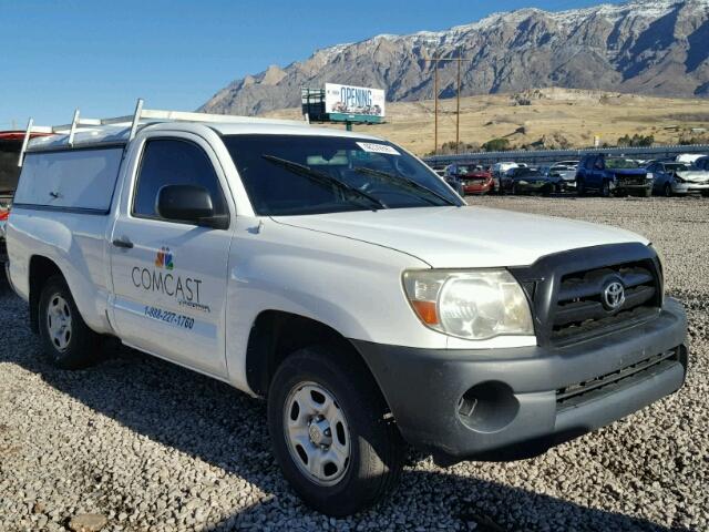 5TENX22NX8Z567253 - 2008 TOYOTA TACOMA WHITE photo 1