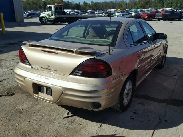 1G2NF52F82C117995 - 2002 PONTIAC GRAND AM S ოქროსფერი ფოტო 4