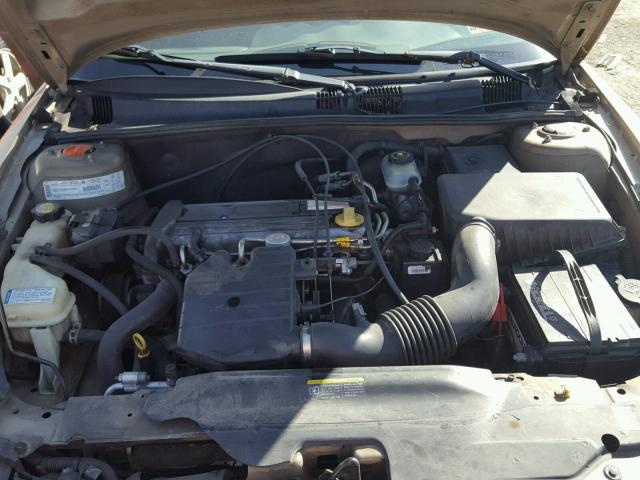 1G2NF52F82C117995 - 2002 PONTIAC GRAND AM S ოქროსფერი ფოტო 7