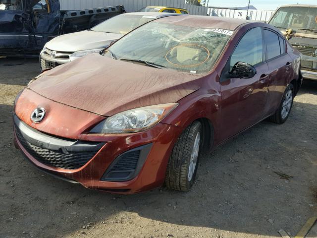 JM1BL1SG7A1243011 - 2010 MAZDA 3 I RED photo 2