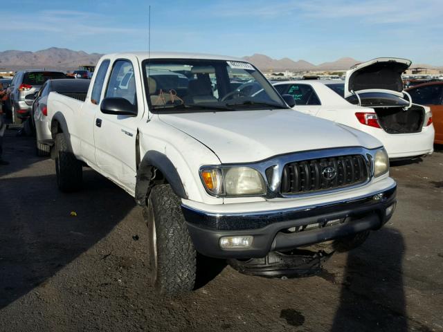 5TESN92NX1Z794451 - 2001 TOYOTA TACOMA XTR WHITE photo 1