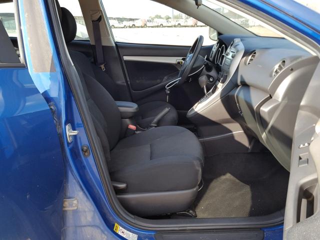 2T1KU40E29C039353 - 2009 TOYOTA COROLLA MA BLUE photo 5