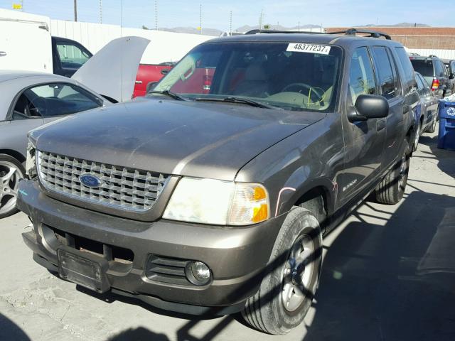 1FMZU63K54UB51504 - 2004 FORD EXPLORER X BROWN photo 2