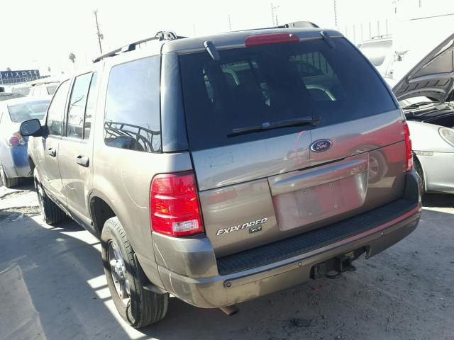 1FMZU63K54UB51504 - 2004 FORD EXPLORER X BROWN photo 3