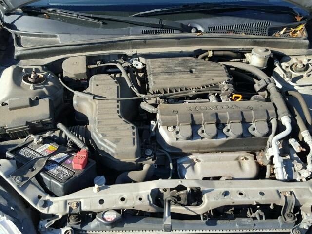 1HGES16551L006211 - 2001 HONDA CIVIC LX SILVER photo 7