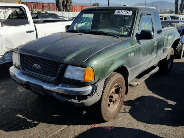 1FTZR15E61TA51221 - 2001 FORD RANGER SUP GREEN photo 2