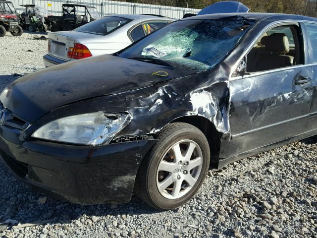 1HGCM66505A065179 - 2005 HONDA ACCORD EX BLACK photo 9