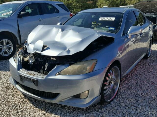 JTHBE262372008184 - 2007 LEXUS IS 350 SILVER photo 2