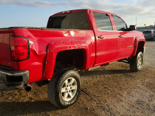 3GCUKREC5EG197690 - 2014 CHEVROLET SILVERADO RED photo 9