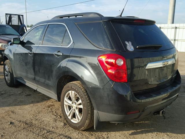 2GNALDEK6C6398833 - 2012 CHEVROLET EQUINOX LT BLACK photo 3