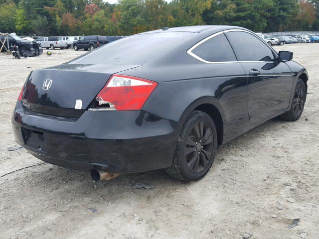 1HGCS12868A013178 - 2008 HONDA ACCORD BLACK photo 4