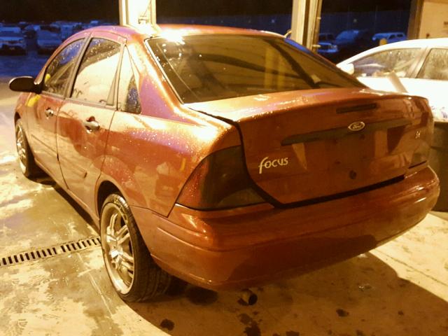 1FAFP34P23W302735 - 2003 FORD FOCUS SE MAROON photo 3