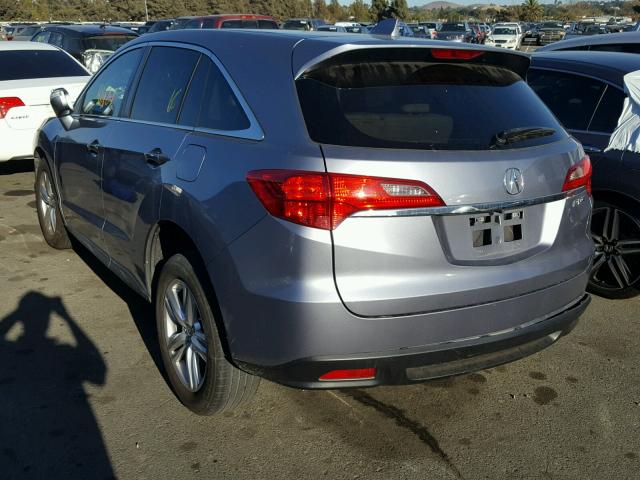 5J8TB3H37FL004255 - 2015 ACURA RDX BASE SILVER photo 3