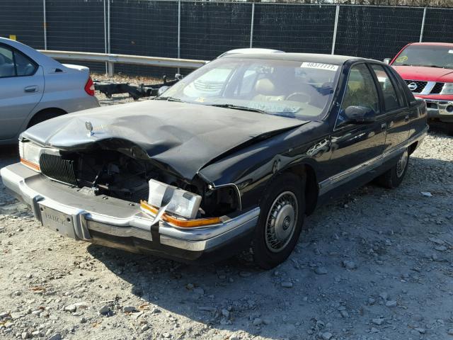 1G4BT52P2TR422368 - 1996 BUICK ROADMASTER BLACK photo 2