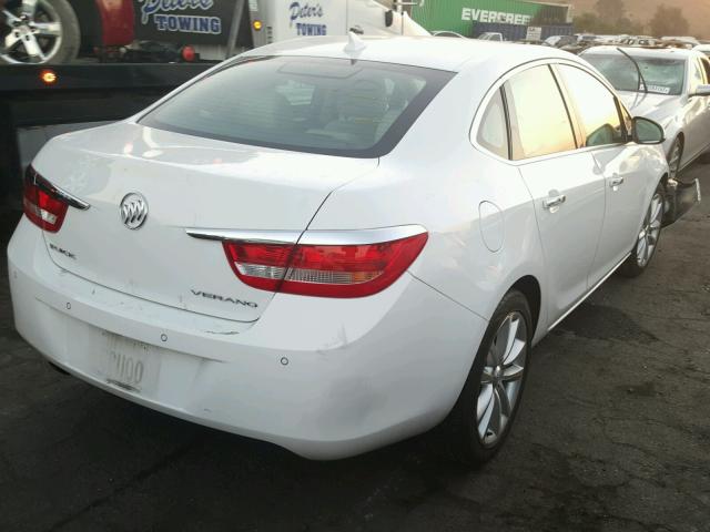 1G4PR5SK3E4113288 - 2014 BUICK VERANO CON WHITE photo 4