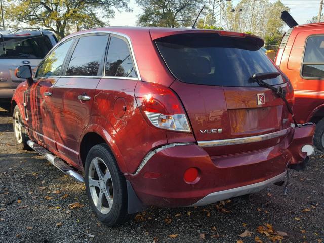 3GSCL93Z99S519867 - 2009 SATURN VUE HYBRID RED photo 3